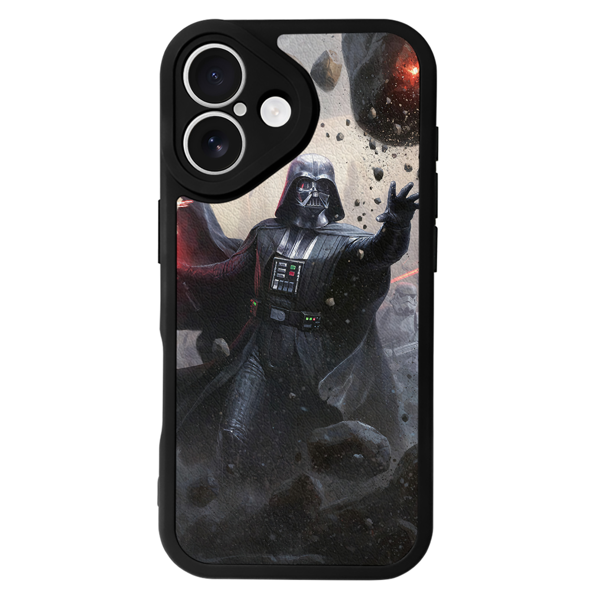 （画像用） スター・ウォーズ Star Wars 【iPhone 16シリーズ対応】シリコンスマホケース（レザー調） 材質：シリコン